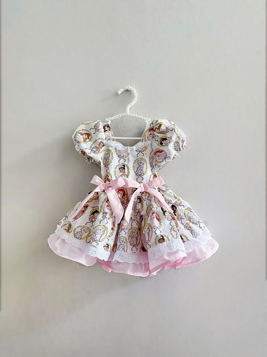 Pink Princesses Girl Dress