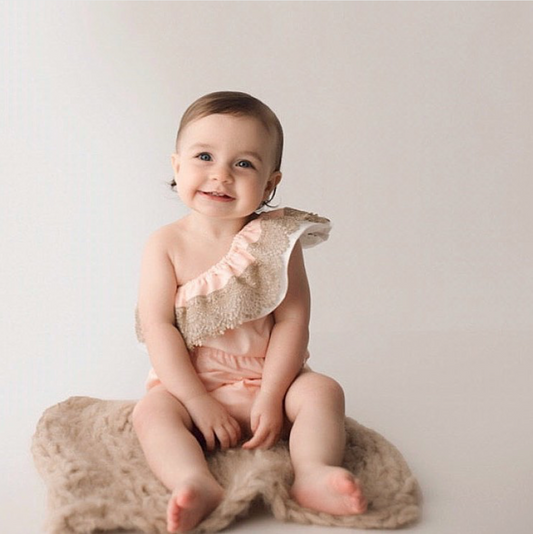 Audrey Baby Girl Romper